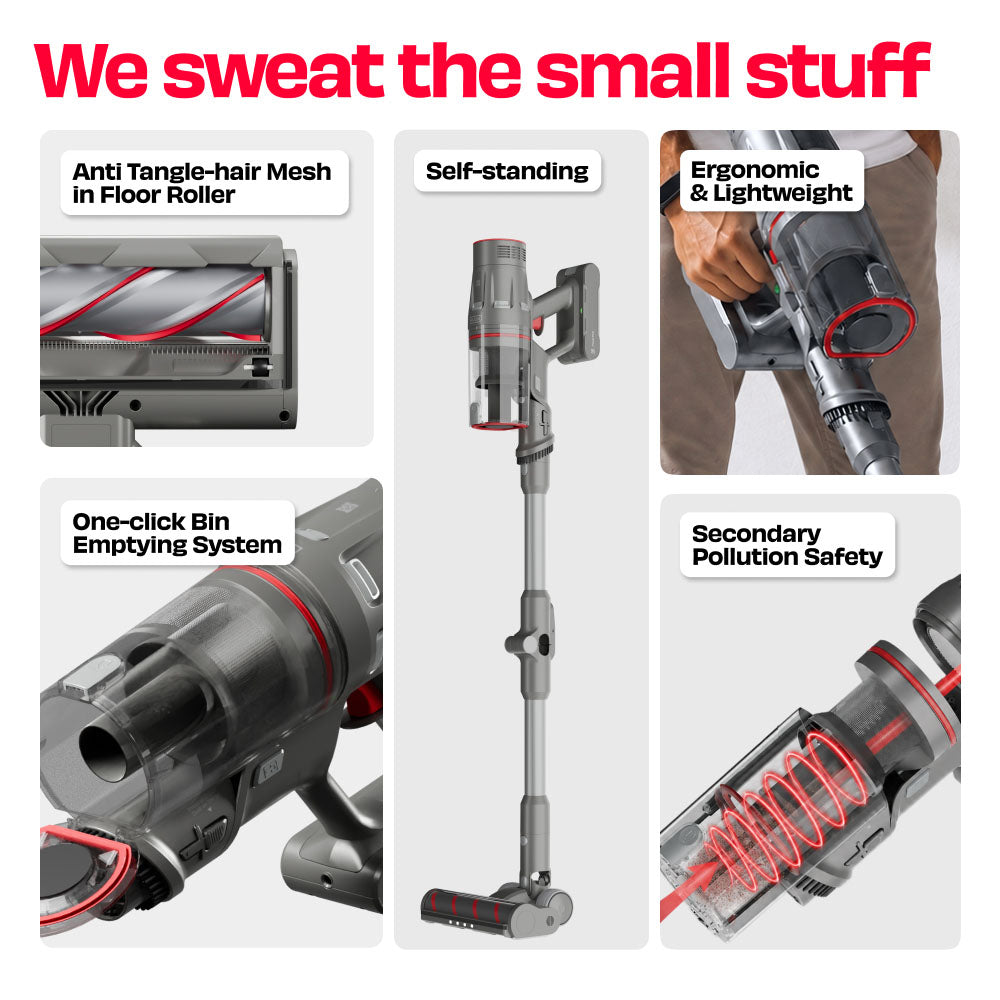 REN PRO + PowerPod | 34 kPa Cord-free Vacuum Cleaner with Adaptive Suction Technology