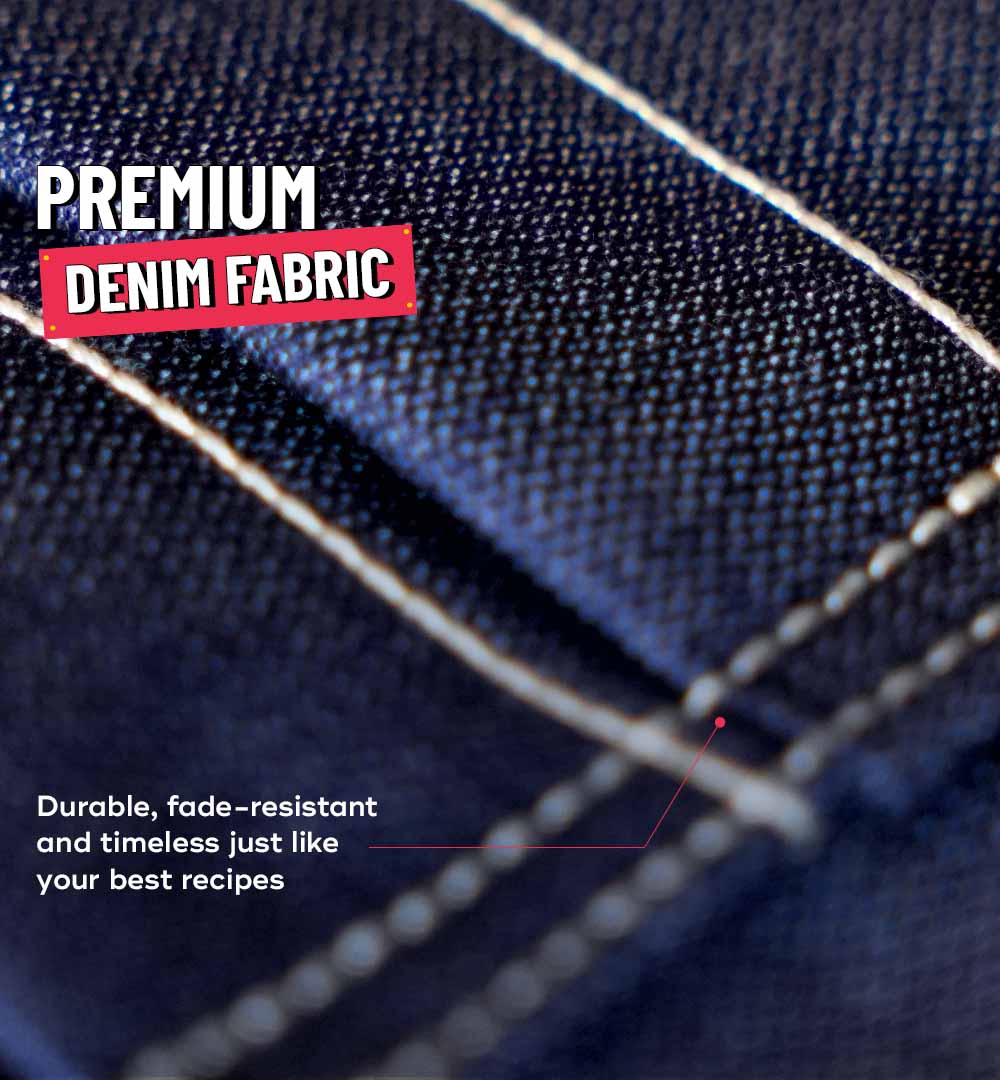 KOS | Fade Resistant Denim Apron