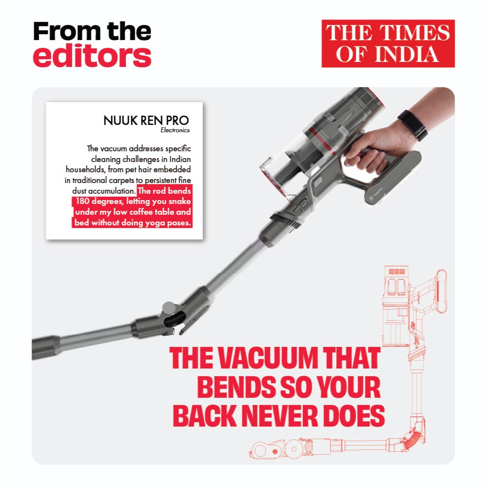 REN PRO + PowerPod | 34 kPa Cord-free Vacuum Cleaner with Adaptive Suction Technology