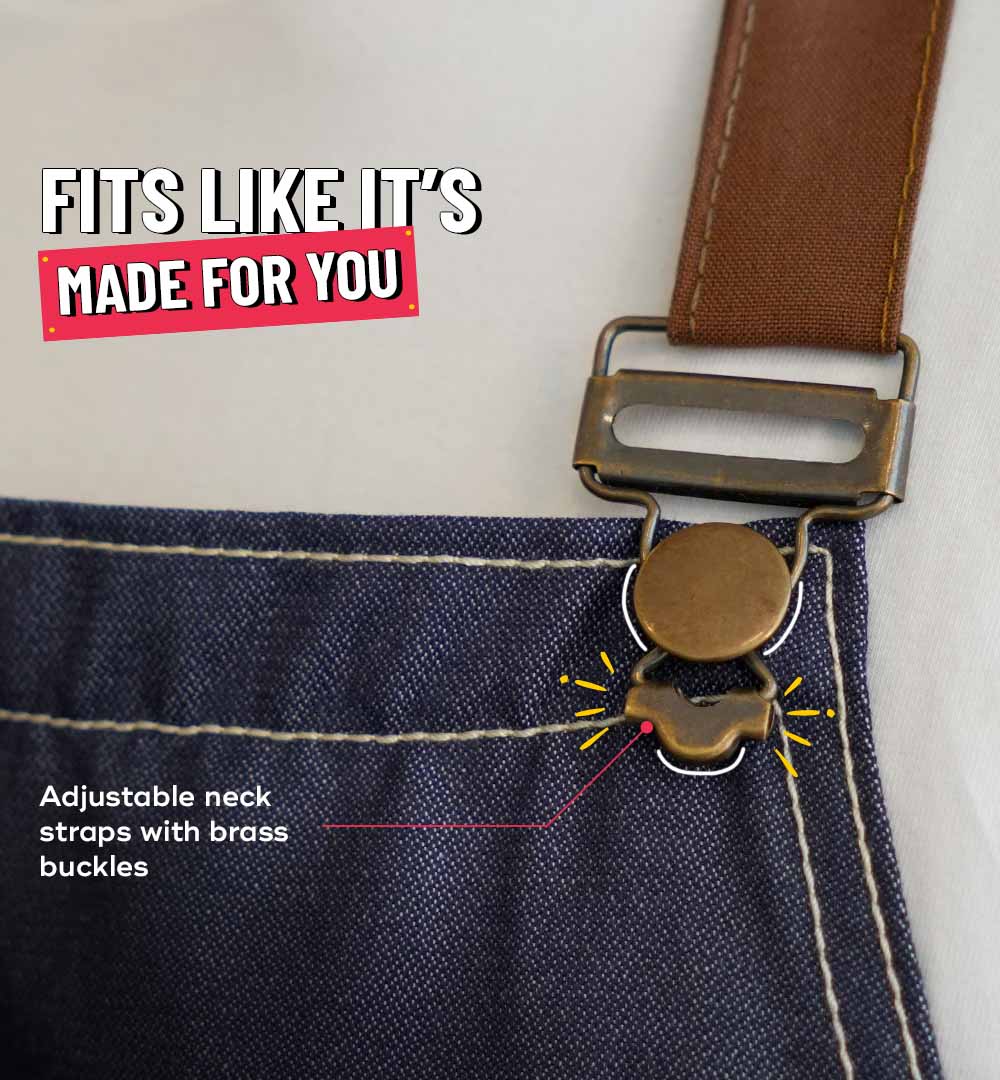 KOS | Fade Resistant Denim Apron