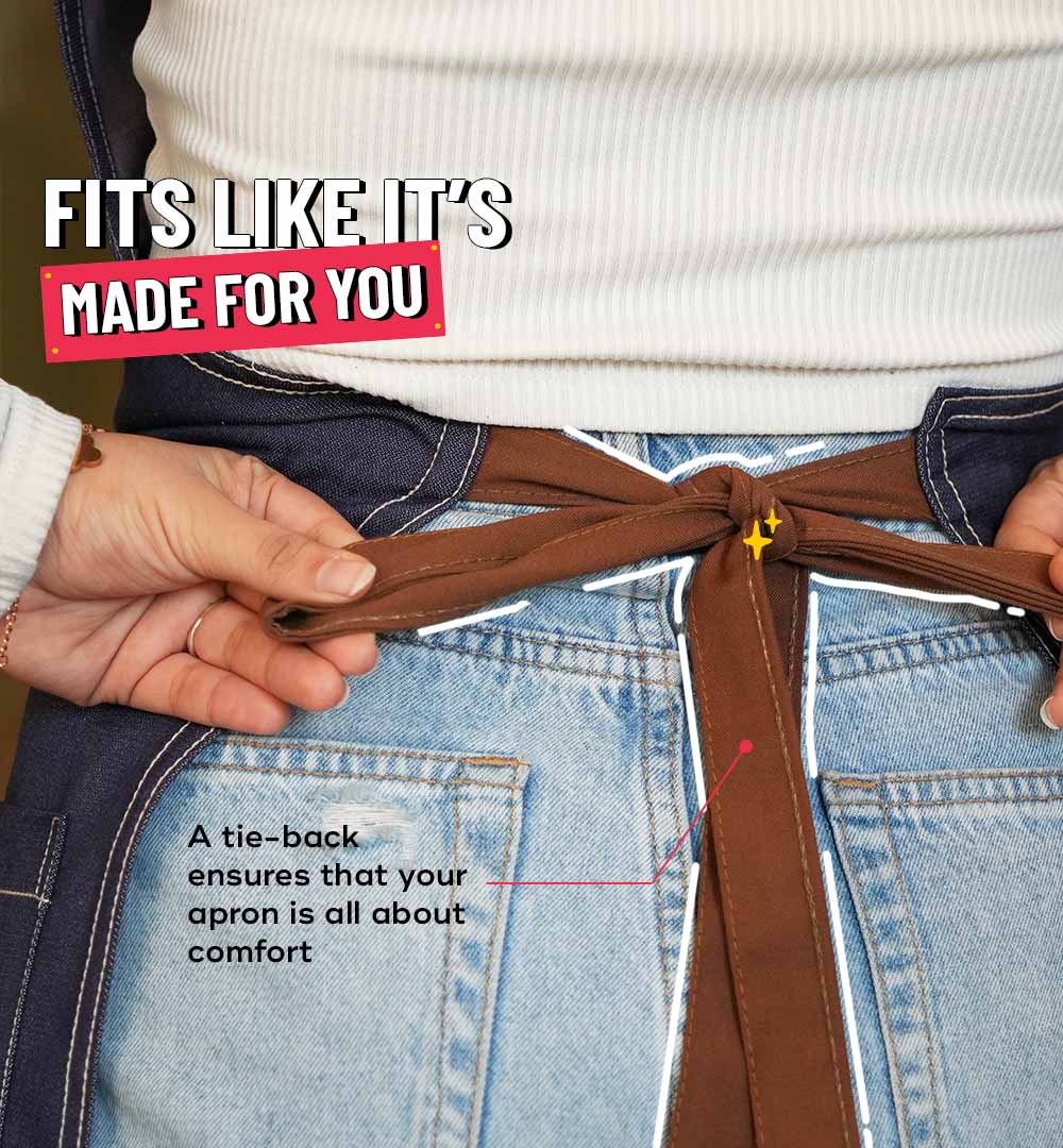 KOS | Fade Resistant Denim Apron