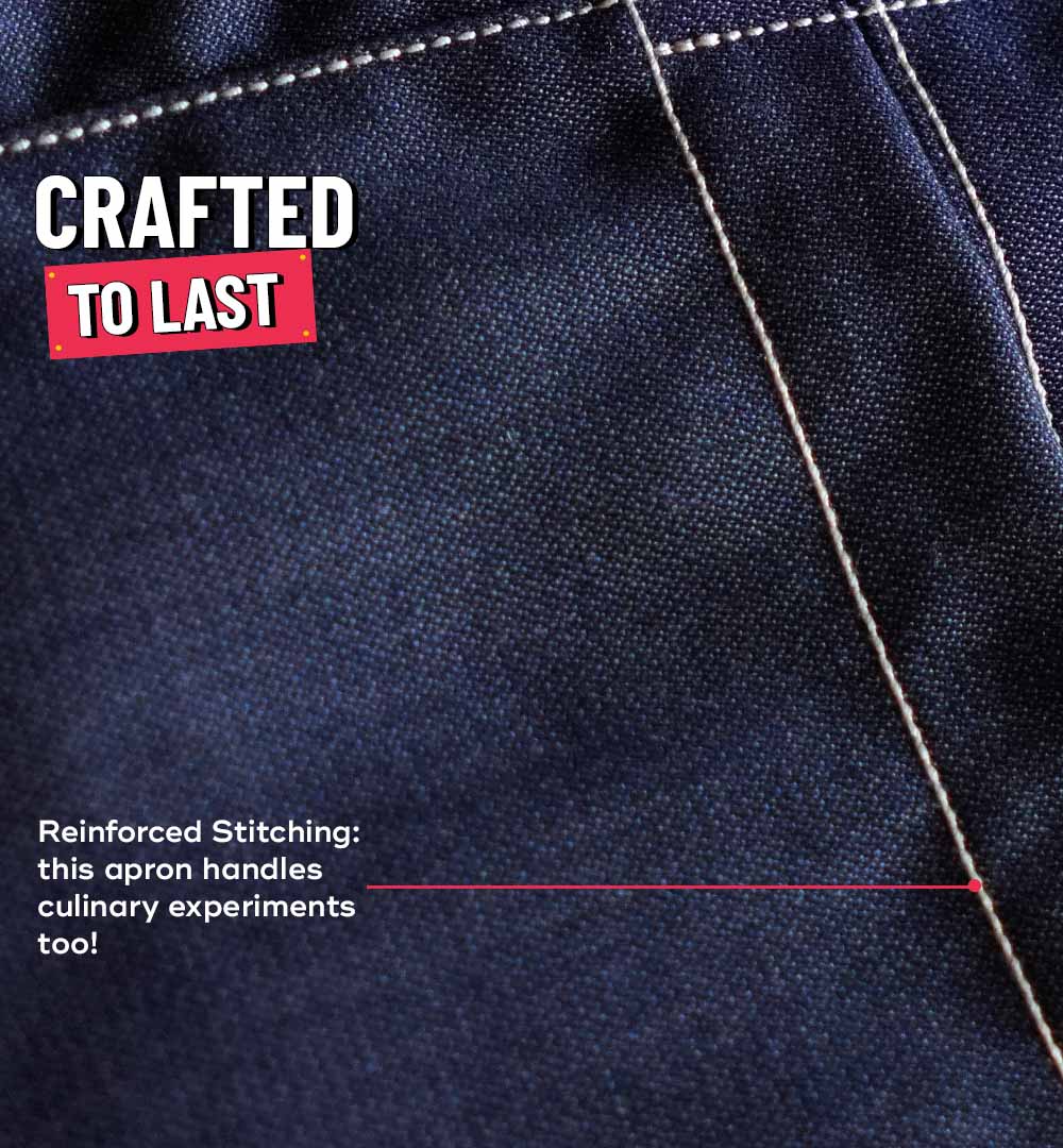 KOS | Fade Resistant Denim Apron
