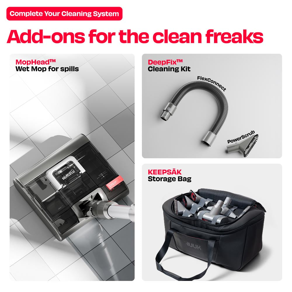 REN PRO + PowerPod | 34 kPa Cord-free Vacuum Cleaner with Adaptive Suction Technology