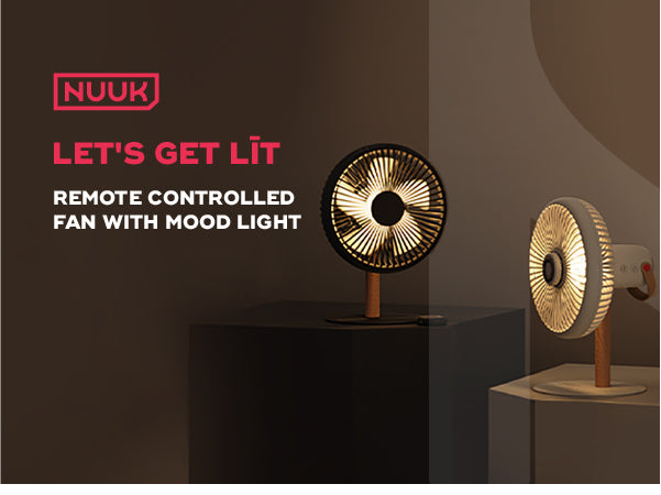 NUUK LIT | Rechargeable Fan with Mood Light