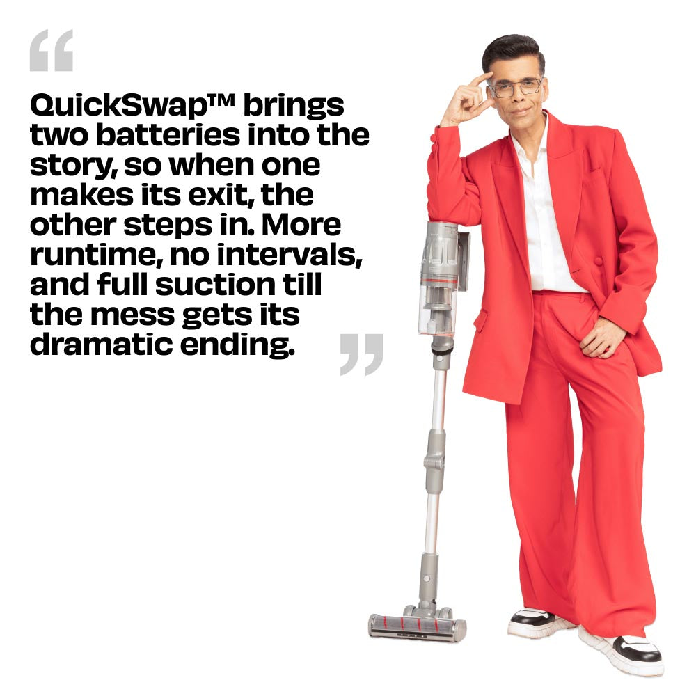 REN PRO + PowerPod | 34 kPa Cord-free Vacuum Cleaner with Adaptive Suction Technology