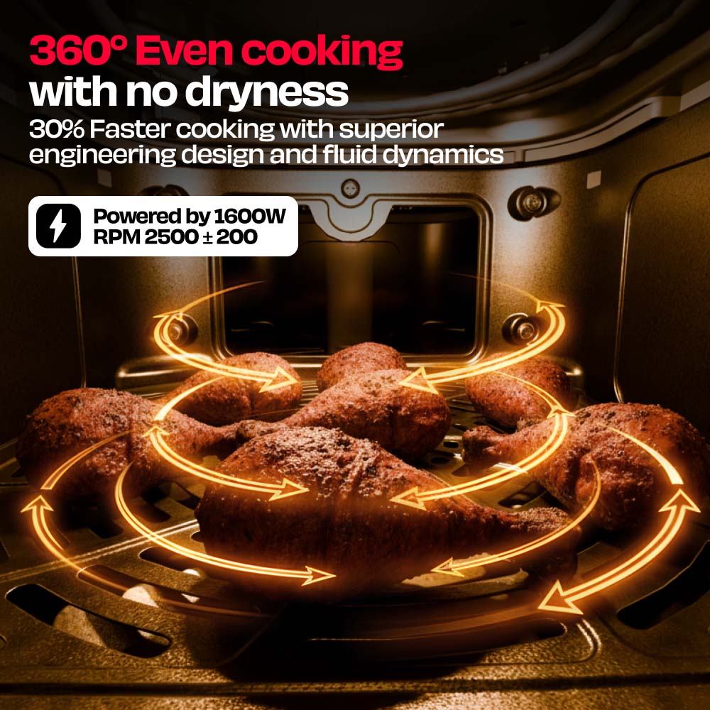 BRĪSK | 6.5L FOOD-SAFE AIR FRYER WITH ILAG®️ COATED CERAMICTECH™️