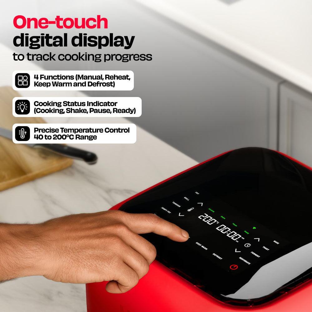 BRĪSK | 6.5L FOOD-SAFE AIR FRYER WITH ILAG®️ COATED CERAMICTECH™️