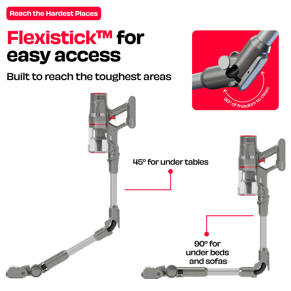 REN PRO + PowerPod | 34 kPa Cord-free Vacuum Cleaner with Adaptive Suction Technology